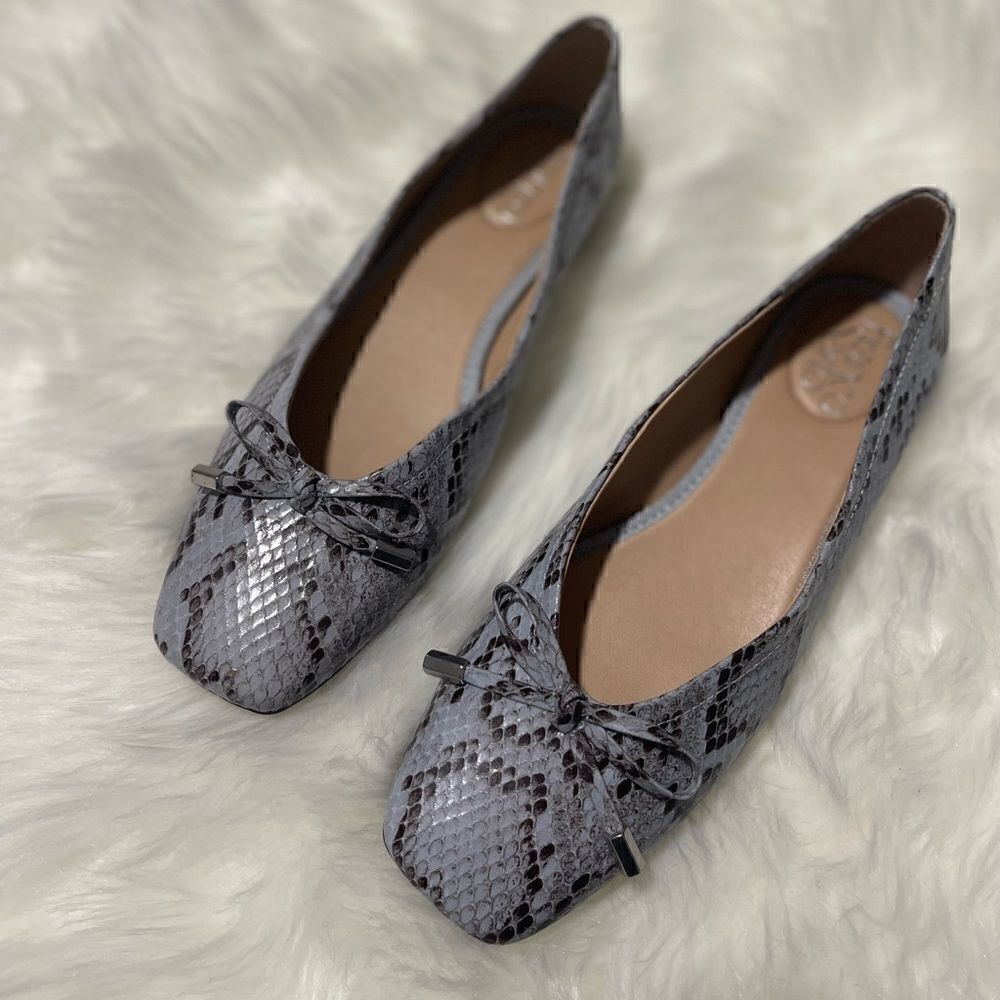Franco Sarto Snakeprint Leather 6 1/2m